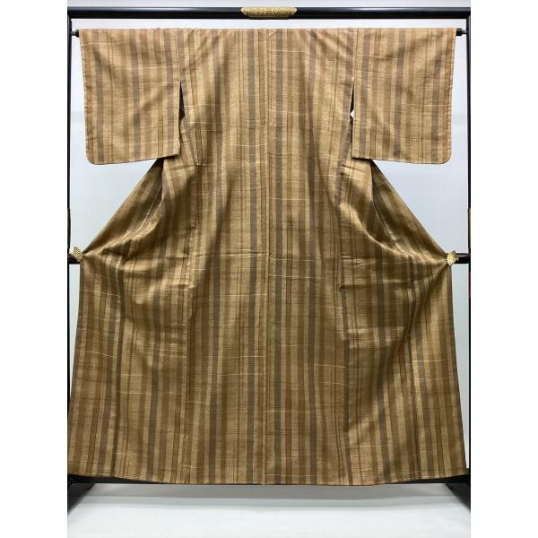着物 紬（つむぎ）未使用 中古 柄物 良品 正絹 裄65cm レディース 女性 きもの 和服 和装 ...