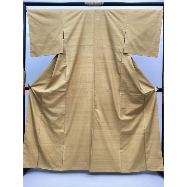 着物 紬（つむぎ）無地紬 良品 中古 正絹 裄67cm レディース 女性 きもの 和服 和装 おしゃ...