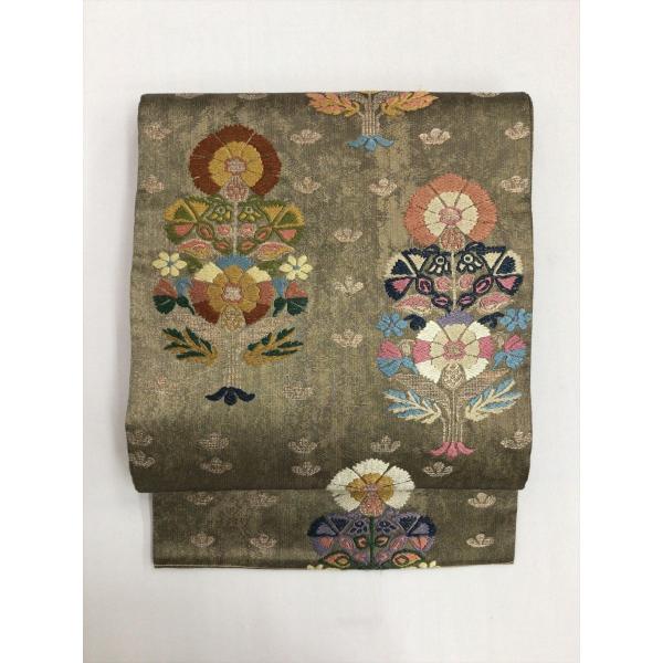 帯 袋帯 未使用 中古 絵柄物 金色 良好 レディース 女性 着物 30代 40代 50代 60代 ...