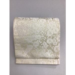 平和屋本店□極上 西陣 河合美術織物謹製 六通柄袋帯 唐織 吉祥舞花文