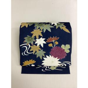 縦節紬名古屋帯 中古 浦野理一作 リユース 和楽市 : きもの今昔処和