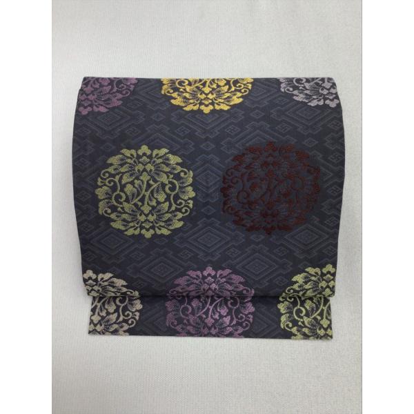 名古屋帯 唐草 良品 中古 正絹 帯 レディース 女性 着物 和服 和装 30代 40代 50代 6...