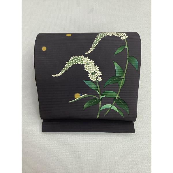 帯 名古屋帯 夏 絽染め名古屋帯 正絹 良品 中古 レディース 女性 着物 30代 40代 50代 ...