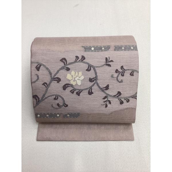 夏名古屋帯 良品 中古 帯 夏帯 名古屋帯 花柄 正絹 レディース 女性 和装 和服 着物 30代 ...