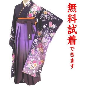 袴レンタル Ｍ−５０４番　１９点フルセットレンタル 往復送料無料｜kimono-world