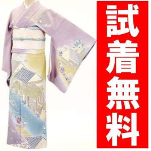 訪問着レンタル ０３１番　１９点フルセットレンタル 往復送料無料｜kimono-world