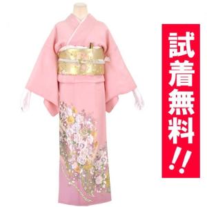 桂由美/花ロマン 色留袖 レンタル ５７５番 ２０点フルセットレンタル 往復送料無料｜kimono-world