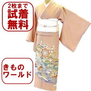 色留袖 レンタル ７３１番 ２０点フルセットレンタル 往復送料無料｜kimono-world