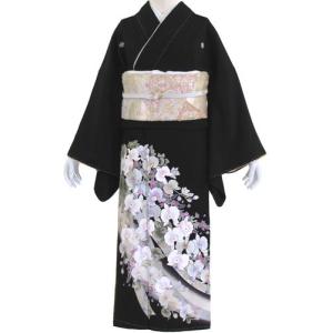 桂由美　黒留袖レンタル ２２２２番　フルセットレンタル 往復送料無料 【kuf】｜きものワールド ヤフー店