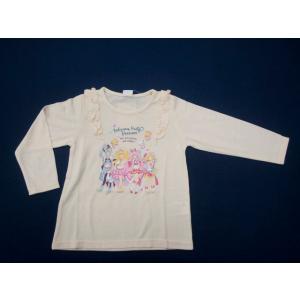 新品　100　プリキュア　デリシャスパーティー　長袖Ｔシャツ　アイボリー　レターパック発送（代引き不...