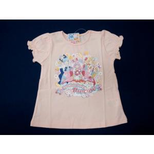 新品　100　プリキュア　デリシャスパーティー　半袖Ｔシャツ　ライトピンク　レターパック発送（代引き...