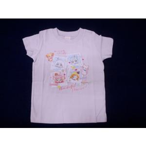 新品　120　ワンダフルプリキュア半袖Tシャツ　ラベンダー　レターパック発送（代引き不可）TG885...