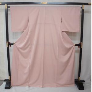 正絹色無地 一つ紋入れ(抜き紋）(ミシン縫い紋） : きもの 遊着苑