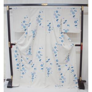 大幅値下げ！本場大島紬 0091 袷 難傷あり 純泥染 旗印 黒藍色系