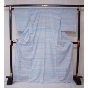 正絹色無地 一つ紋入れ(抜き紋）(ミシン縫い紋） : きもの 遊着