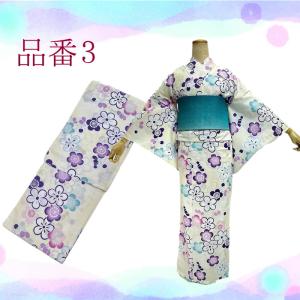 浴衣 単品 仕立て上がり 浴衣プレタ フリーサ...の詳細画像3