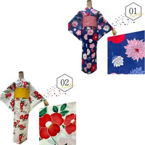 簡単浴衣 セパレート浴衣【帯は別売りです】フリ...の詳細画像5