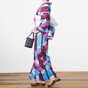 浴衣 単品 仕立て上がり 浴衣プレタ フリーサ...の詳細画像1