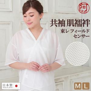 メッシュ 肌襦袢 夏用 東レ フィールドセンサー 共袖