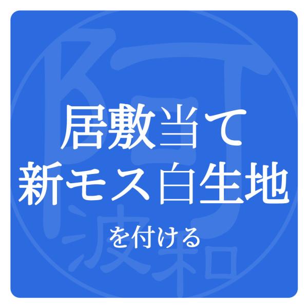 お仕立て 居敷当をつける オプション [居敷当・新モス 白生地] 木綿着物 当店ご購入の着物限定