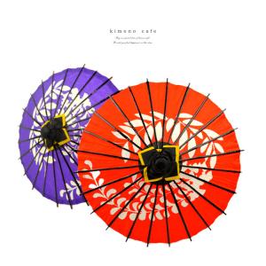 和傘 インテリア 手づくり ミニチュア 和傘(桜・藤) 和雑貨 置物 和風 和傘 日本｜キモノカフェ