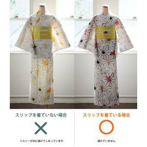 【30%OFF対象品】大人 浴衣 スリップ 透...の詳細画像3
