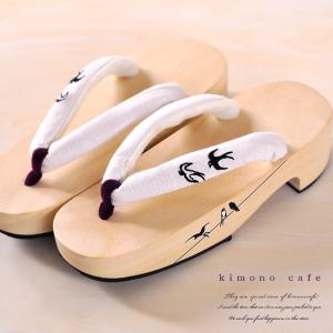 下駄 レディース 浴衣 つばめプリント ロングセラー