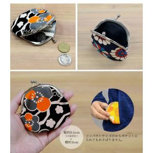 帆布 がまぐち コインケース2.5寸 柄画ワー...の詳細画像2