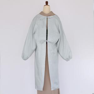 割烹着 洋服でも着物でも使えるリネンのロング割...の詳細画像4