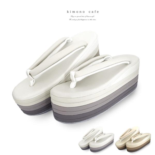 振袖用草履 グラデーションヒール草履 グレー ブラウン 成人式 Mサイズ Lサイズ 23cm 23....