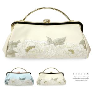 振袖 バッグ 成人式 レディース 振袖用バッグ 「菊刺繍 ワインレッド