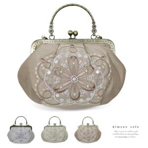 がま口 バッグ がま口バッグ レトロ ビーズ パールビーズバッグ