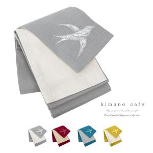 ツバメ絞り 半幅帯 浴衣帯 レディース浴衣帯 細帯 ツバメの絞り 綿 麻