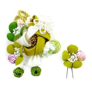 浴衣 本場有松絞り ピンク ミントグリーン 蝶 蝶々 木綿 伝統工芸品