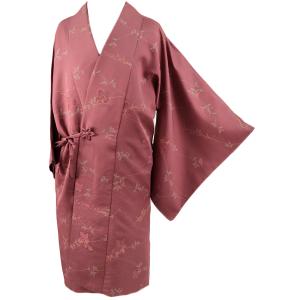 セール 京やM054 正絹 道中着 広衿 セミロング丈 裄69以上 裄長め 板