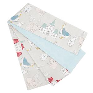 半幅帯 アリス リバーシブル カジュアル 浴衣にも アリス柄