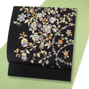 岡重 バッグ OKAJIMA 黒 ブラック 象 花唐草 京友禅 トートバッグ 上品