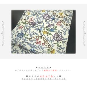 名古屋帯 江戸紅型 紅型染 和染紅型 駒塩瀬 ...の詳細画像1