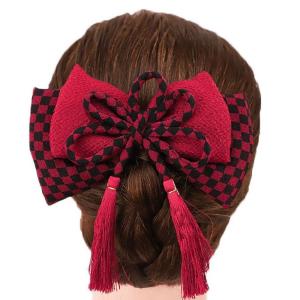 髪飾り リボン 卒業式 袴 成人式 赤 振袖 市...の商品画像