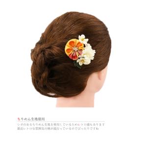 髪飾り 成人式 つまみ細工 振袖 袴 浴衣 夏...の詳細画像2