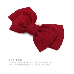 髪飾り リボン 卒業式 袴 成人式 赤 振袖 ...の詳細画像4