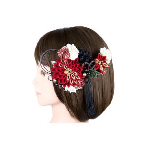 髪飾り 成人式 つまみ細工 水引 シフォンジョ...の詳細画像5