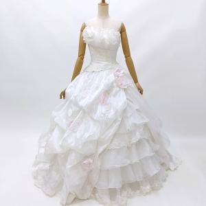 エリーカ elieca ウェディングドレス 試着可 クリーニング済 ビスチェ  