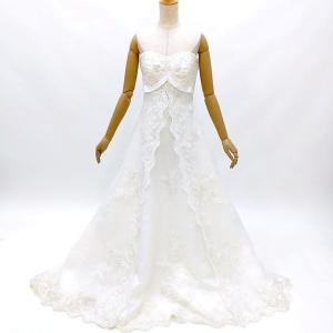 ウェディングドレス ３９８６ Aライン 9号サイズ 中古 リサイクル 貸衣装処分 結婚式 ウエディン...