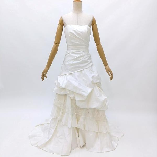 ウェディングドレス ４１４５ Ａライン 海外36サイズ 中古 リサイクル 貸衣装処分 結婚式 ウエデ...