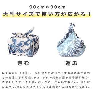 濱文様 風呂敷 大判 麻の葉 FUROSHIK...の詳細画像2