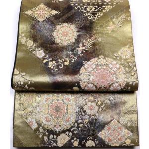 留袖用 袋帯 正絹 正倉院文様 Mサイズ F3626 新品 レディース オールシーズン 送料無料 入学式 卒業式 結婚式