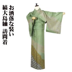 平和屋着物●上質な小紋　松葉文　正絹　逸品　DABB9696du 平和屋着物□上質な小紋 舞花文 蛍暈し 正絹 逸品 DABD6054du : 平和屋