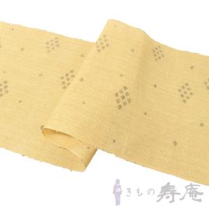 帯 夏帯 八寸名古屋帯 重要無形文化財 越後上...の詳細画像2