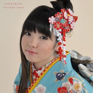 KIMONOMACHI （Prices down2）成人式 髪飾り つまみ細工 赤 ピンク 藤
